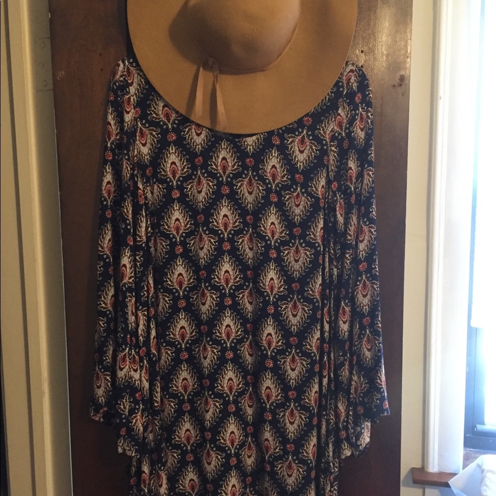 Paisley shift dress